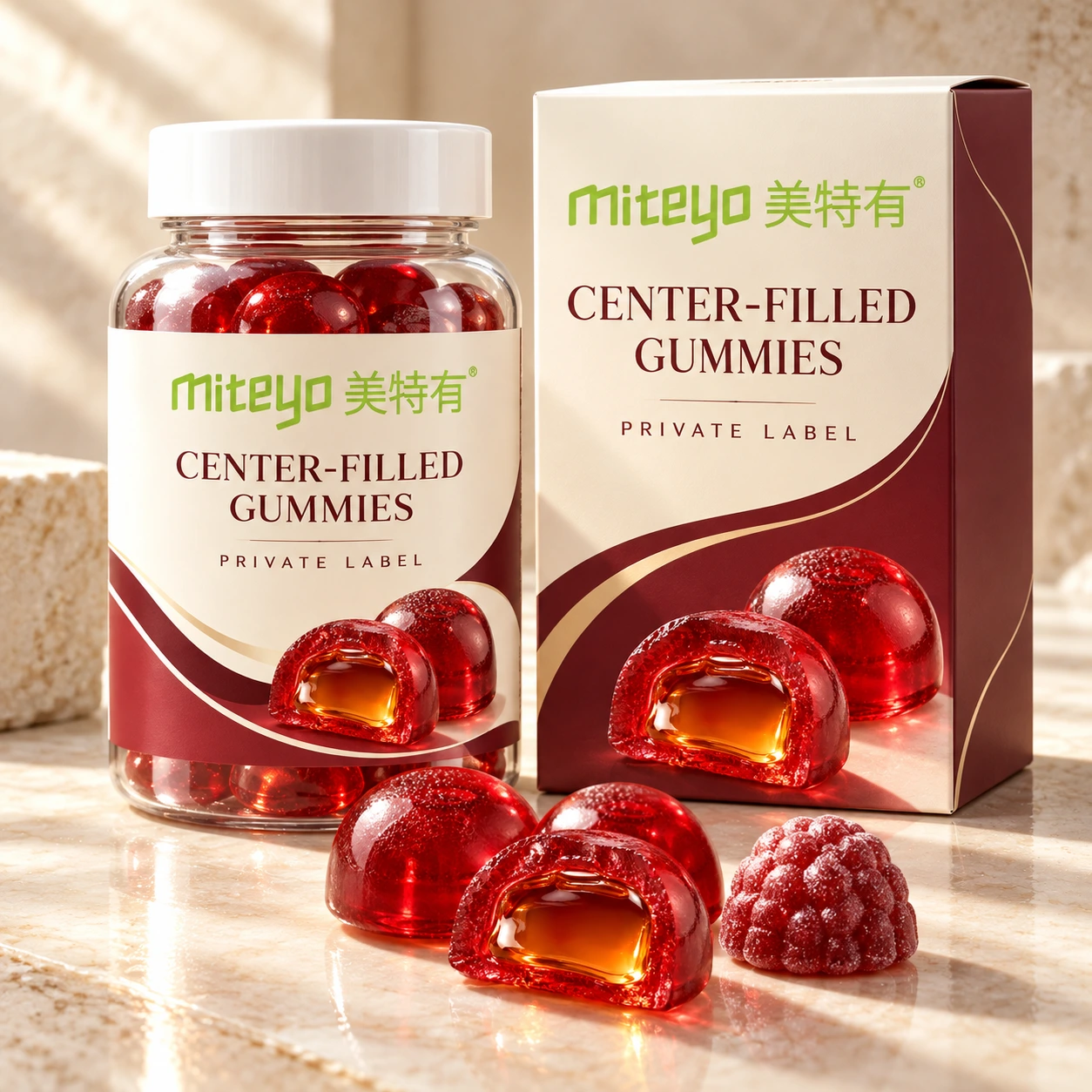 Center-Filled Gummies OEM / ODM